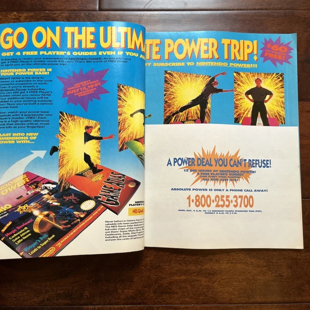 Nintendo Power Vol 25 June 1991 Battle Toads Spy Hunter Poster Mailer Inserts